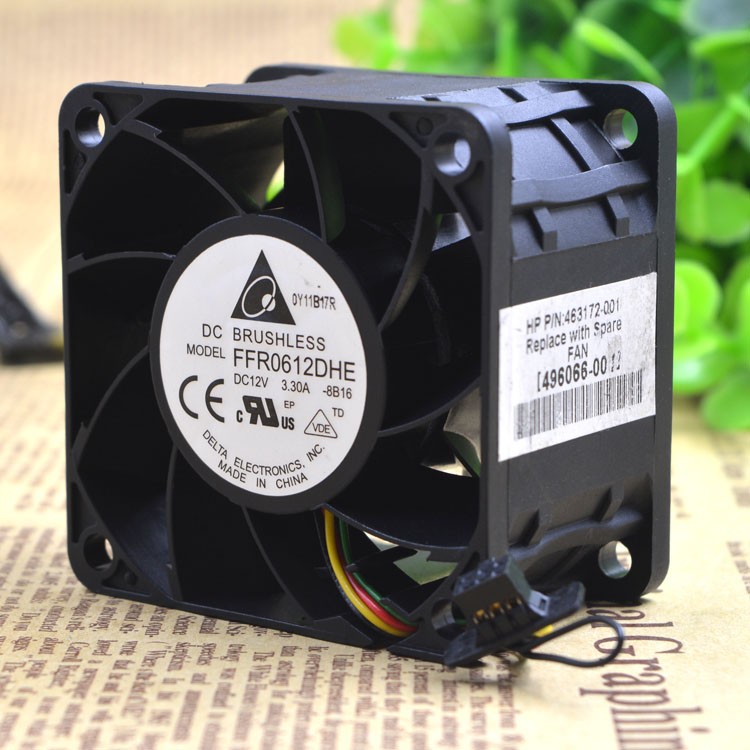 Original DELTA FFR0612DHE Cooling Fan 12V 3.3A 39.6W 4wires FFR0612DHE Fans